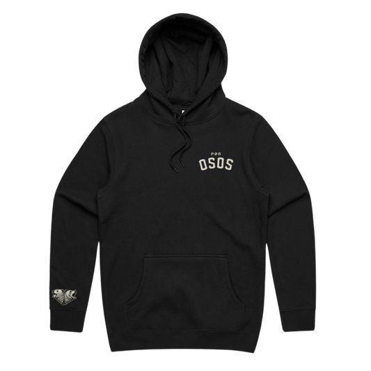 Por Osos Black Hoodie